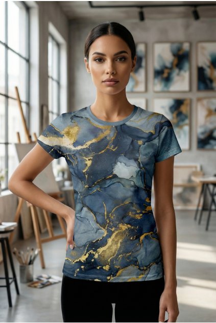 dámské triko grey marble by utopy