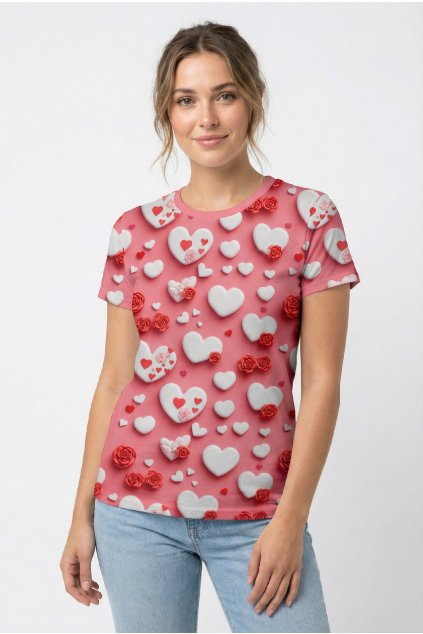 dámské triko hear valentine by utopy