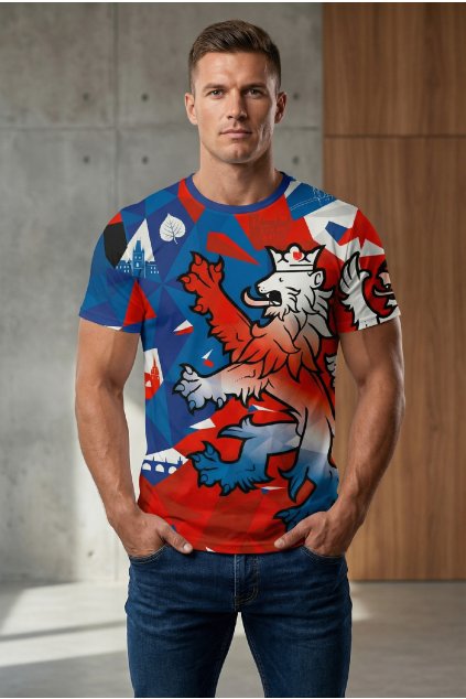 panske tricko czech lion by utopy