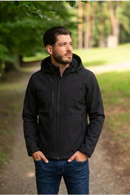 panska softshellova bunda cerna by utopy