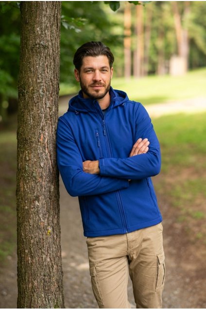 panska softshellova bunda kralovska modra by utopy