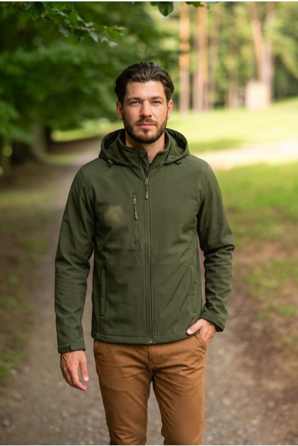 panska softshellova bunda military by utopy