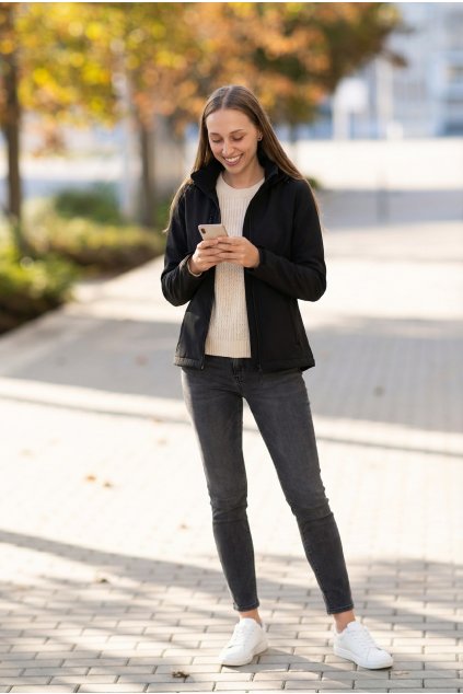 damska softshellova bunda cerna by utopy