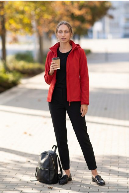 damska softshellova bunda cervena by utopy