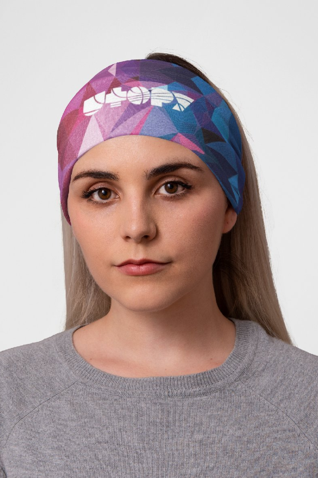 Levně UTOPY Sportovní čelenka WIDE - Crystalize