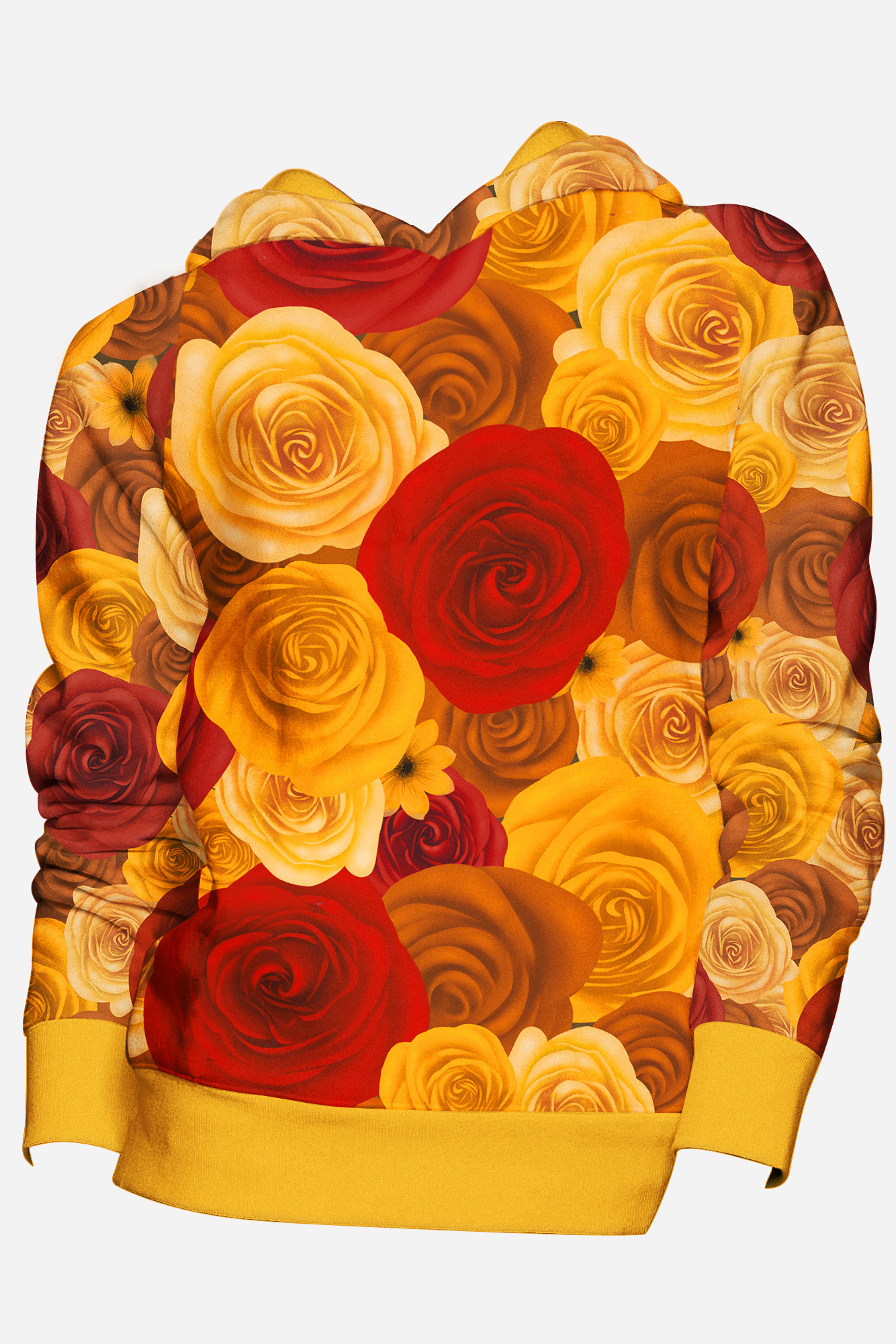 Levně UTOPY Mikina Autumn Flowers fullprint