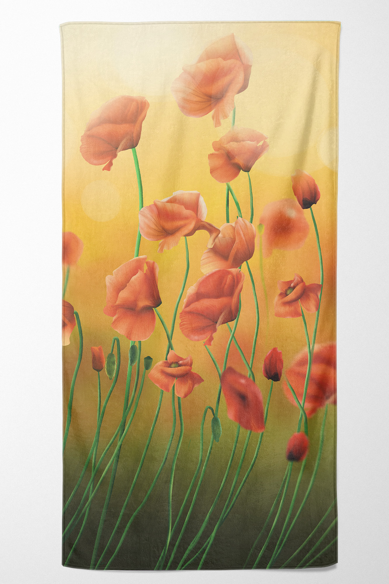 Levně UTOPY Ručník Happy Poppy Rozměr: 100x180