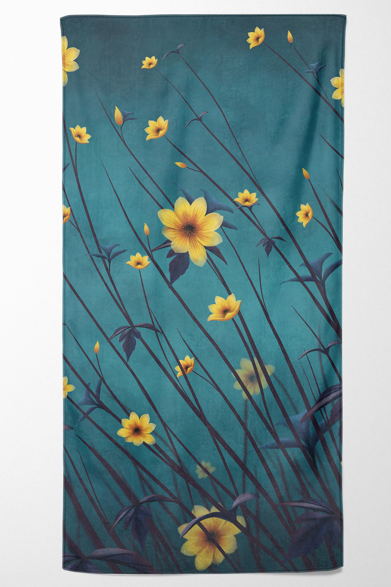 Levně UTOPY Ručník Yellow aster Rozměr: 100x180