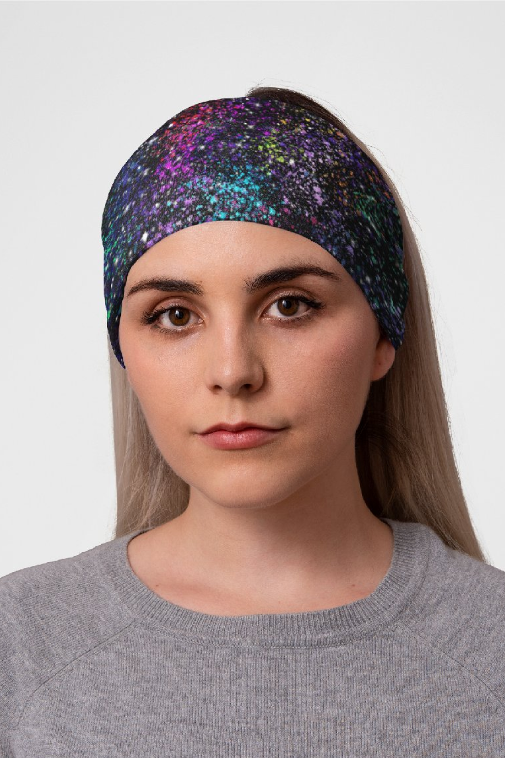 Levně UTOPY Sportovní čelenka WIDE - Galaxy