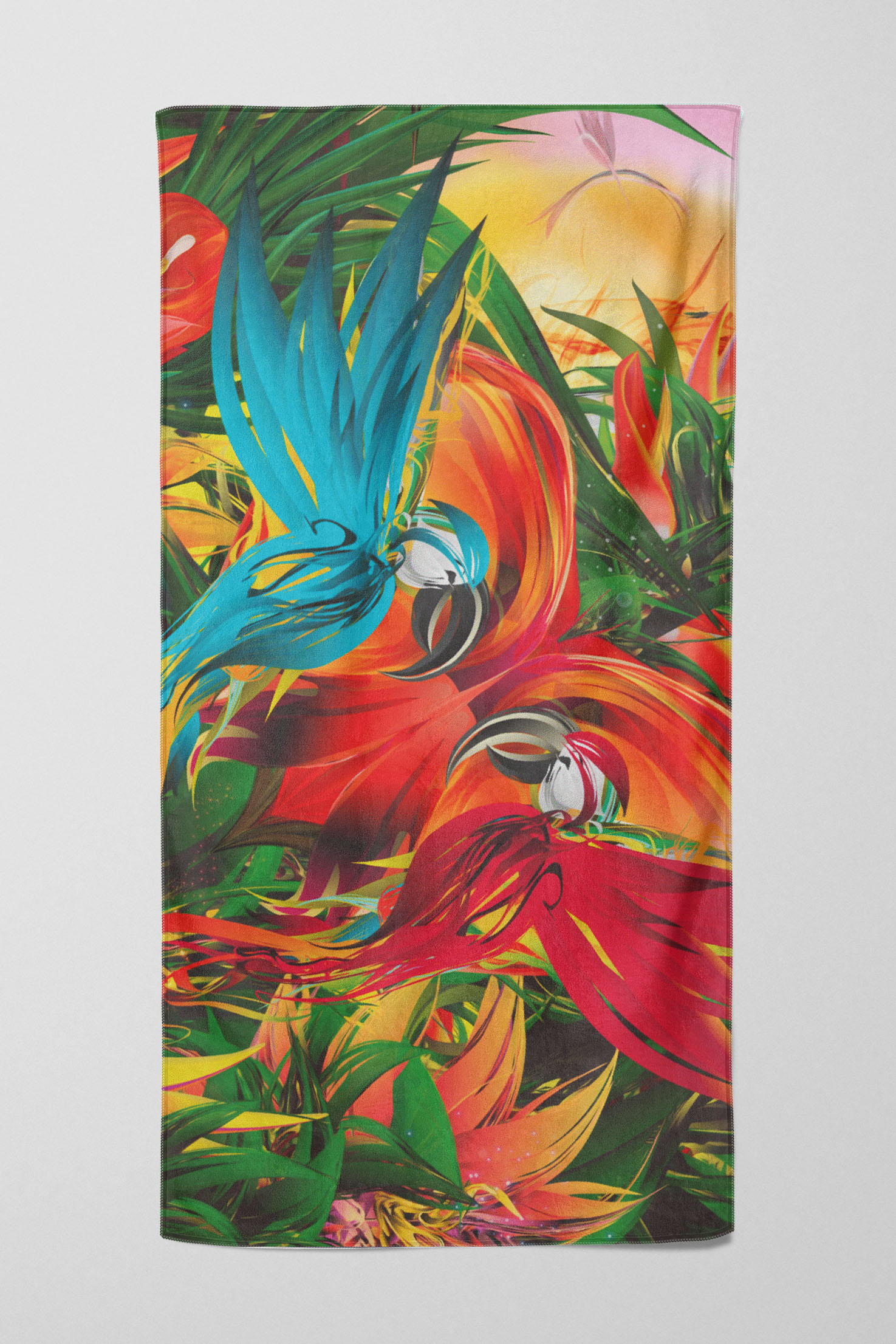 Levně UTOPY Ručník Birds Rozměr: 100x180