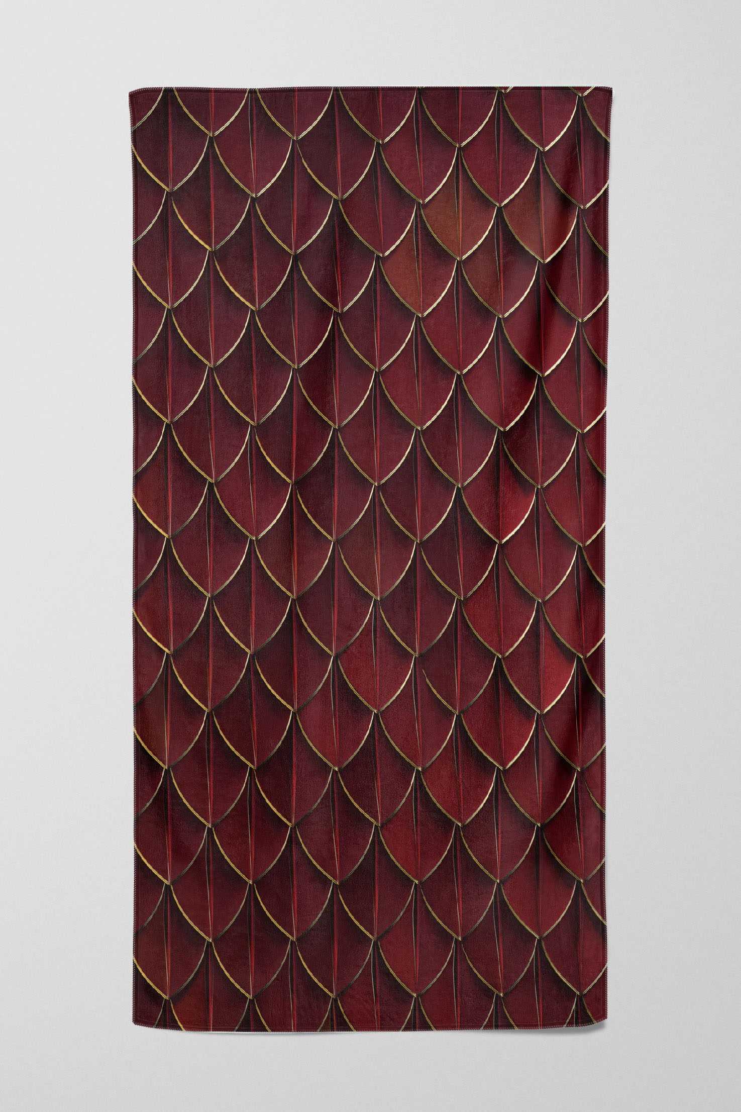 Levně UTOPY Ručník Red Shard Rozměr: 100x180