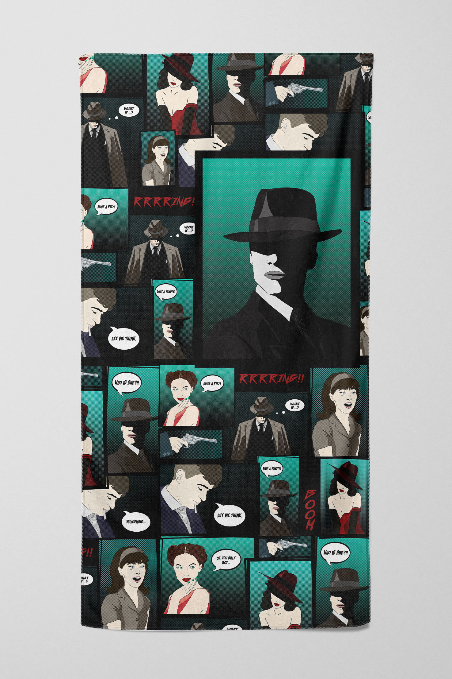 Levně UTOPY Ručník Comics Thriller Series Man Edition Rozměr: 100x180