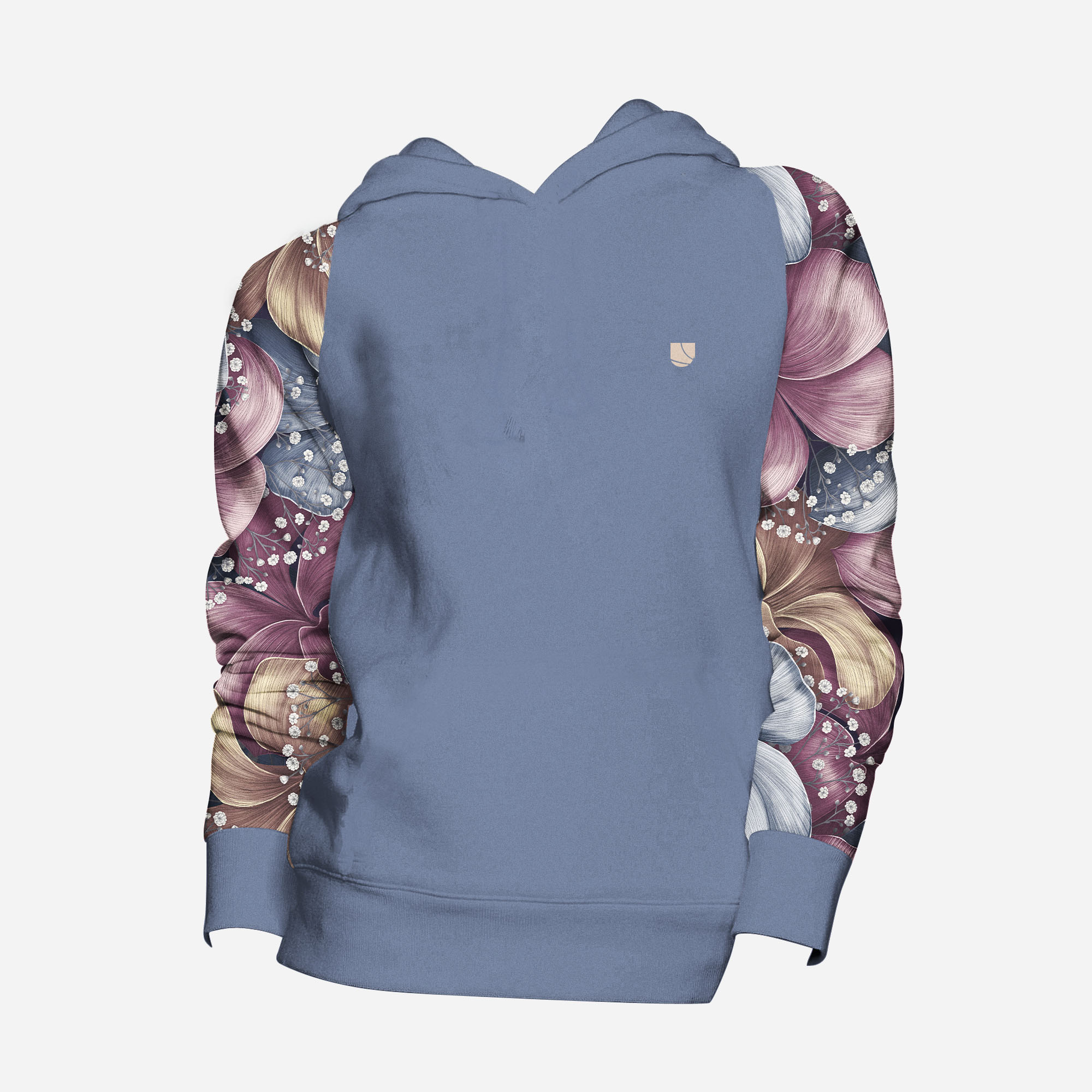 Levně UTOPY Mikina Pastel Flowers blue