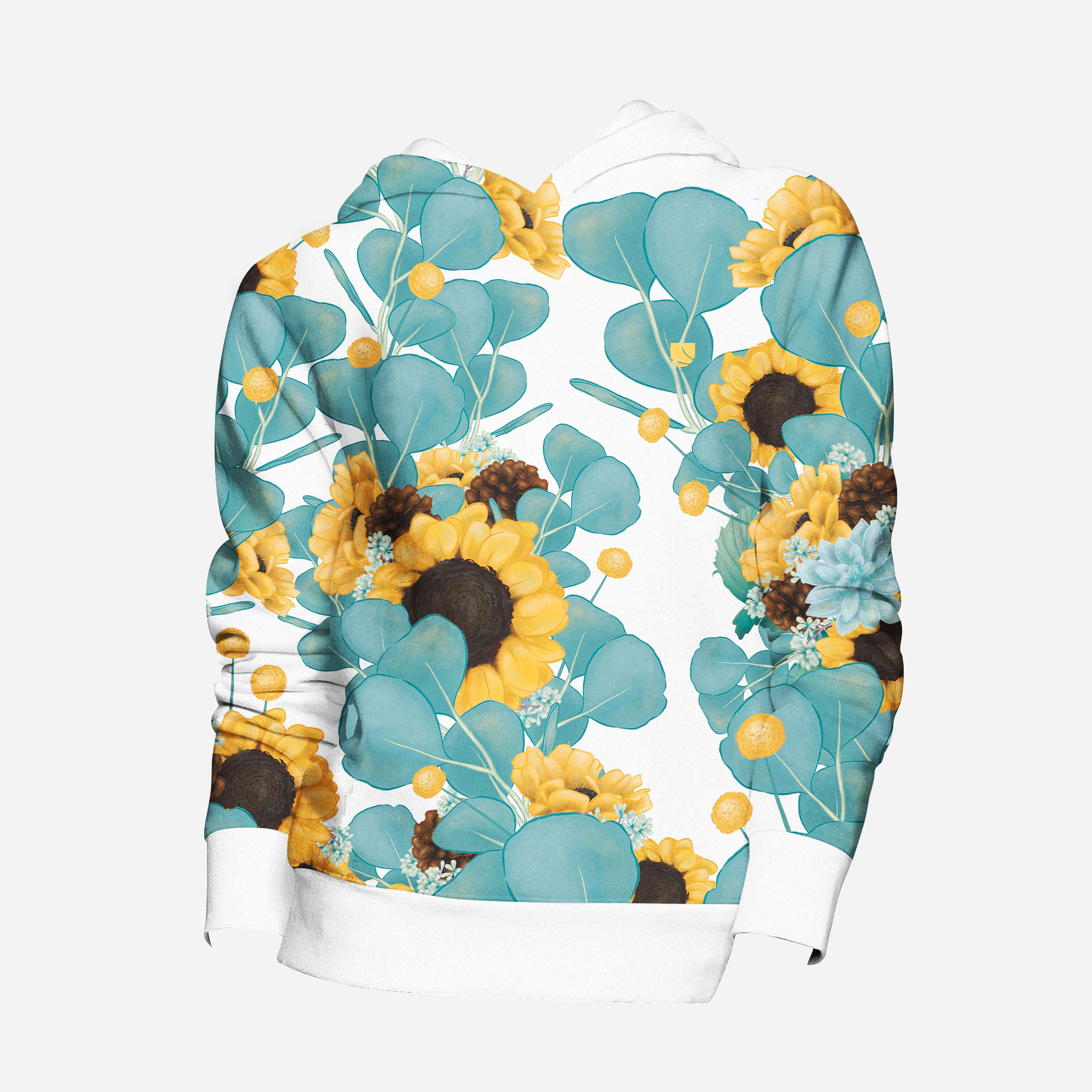 Levně UTOPY Mikina Sunflower fullprint