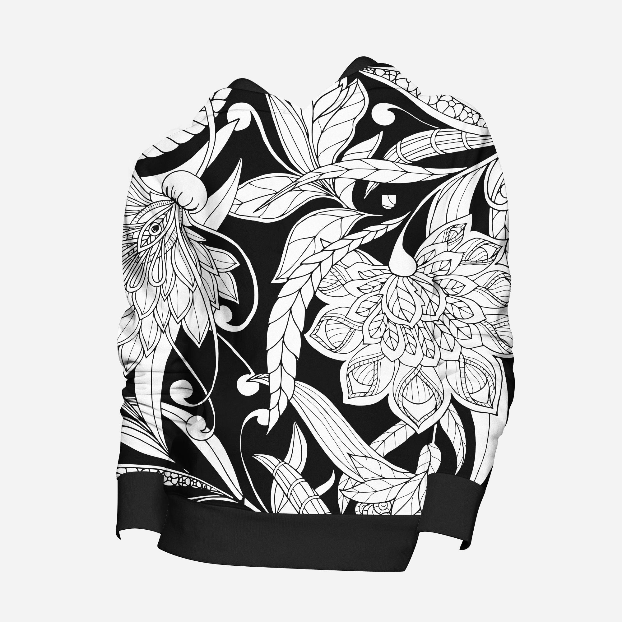 Levně UTOPY Mikina White Passion fullprint