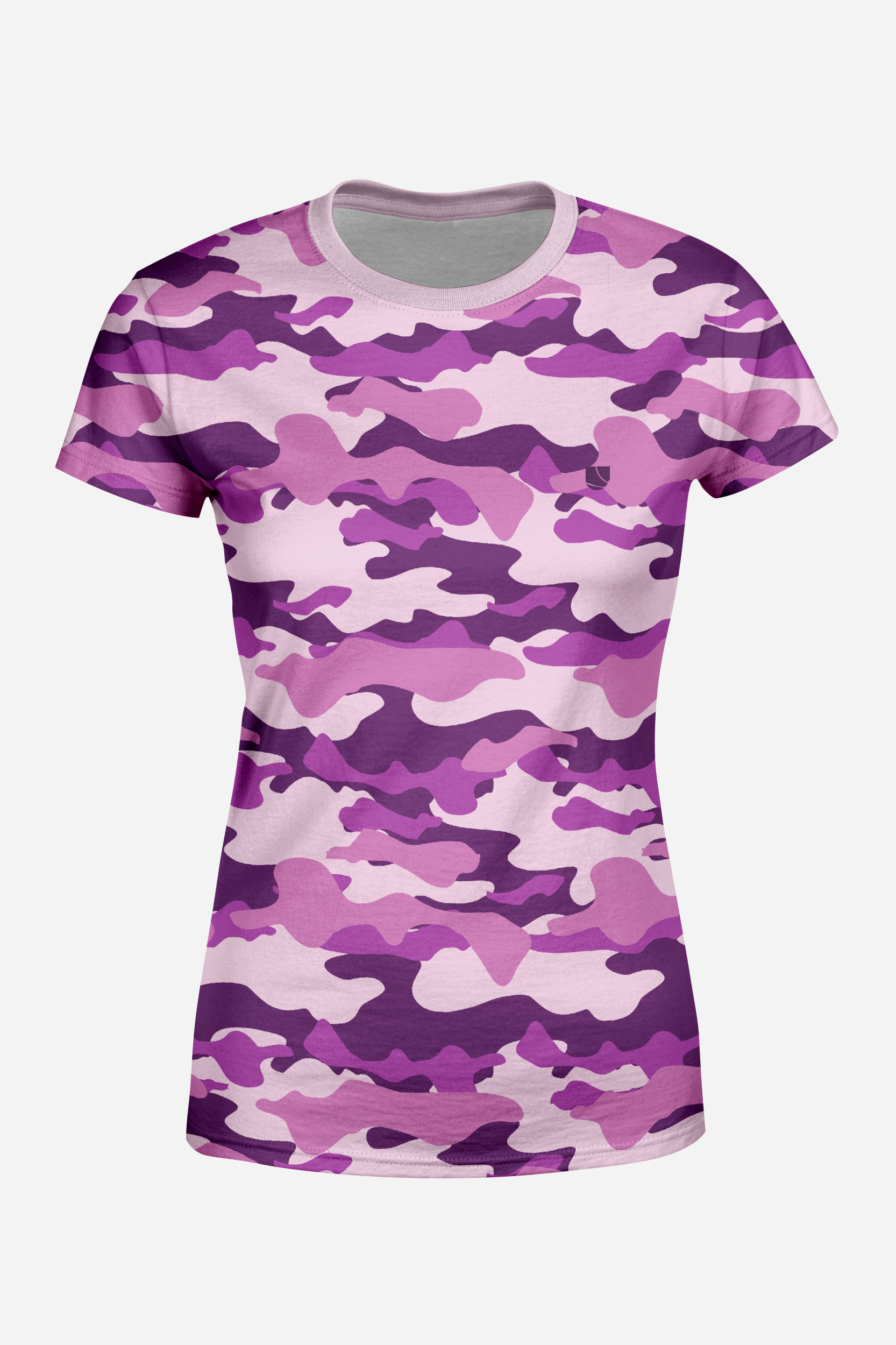 Levně UTOPY Dámské sportovní tričko Art of Camo Pink