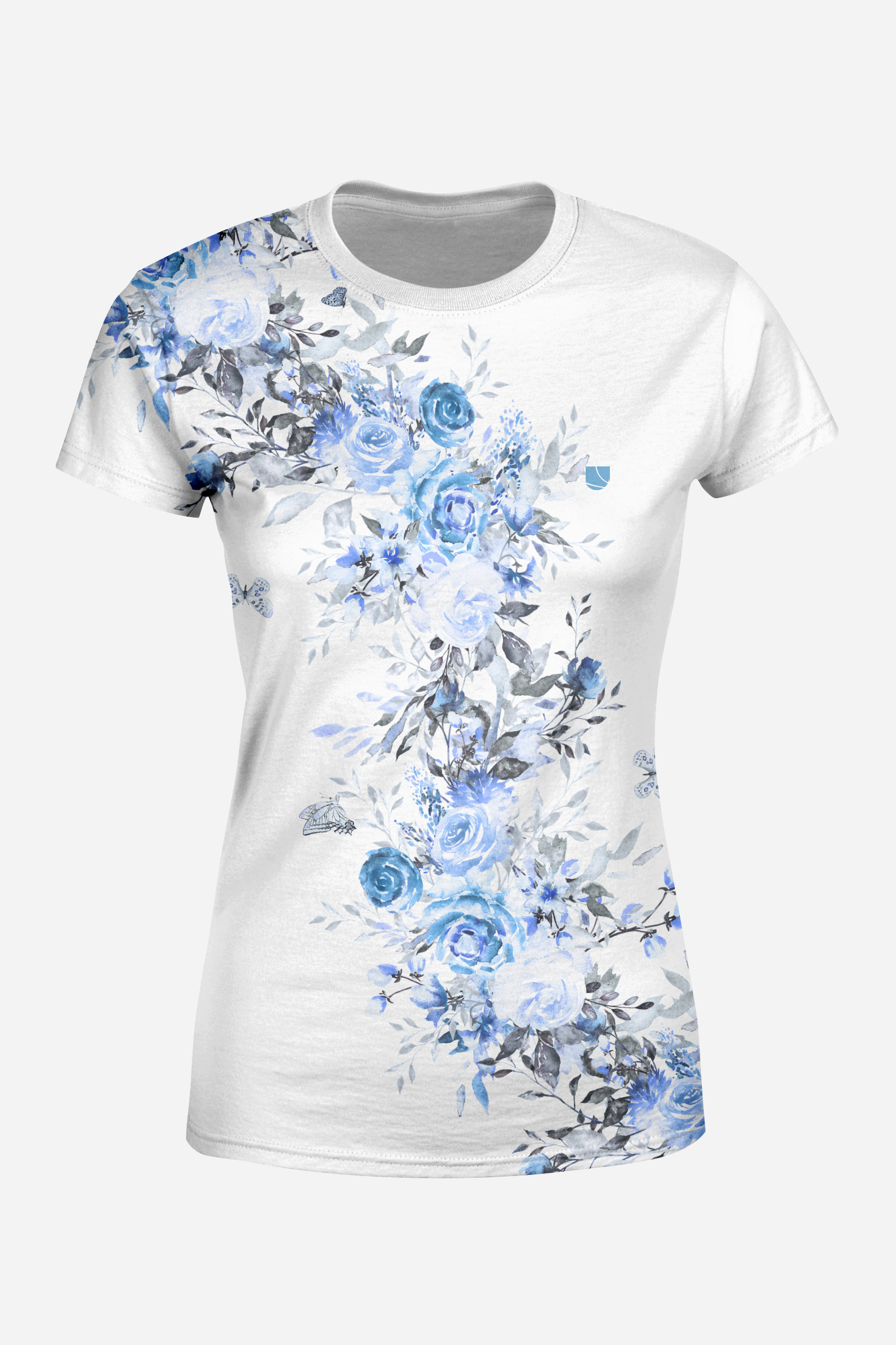 UTOPY Dámské sportovní tričko Pure Beauty - Blue Edition Velikost: XS