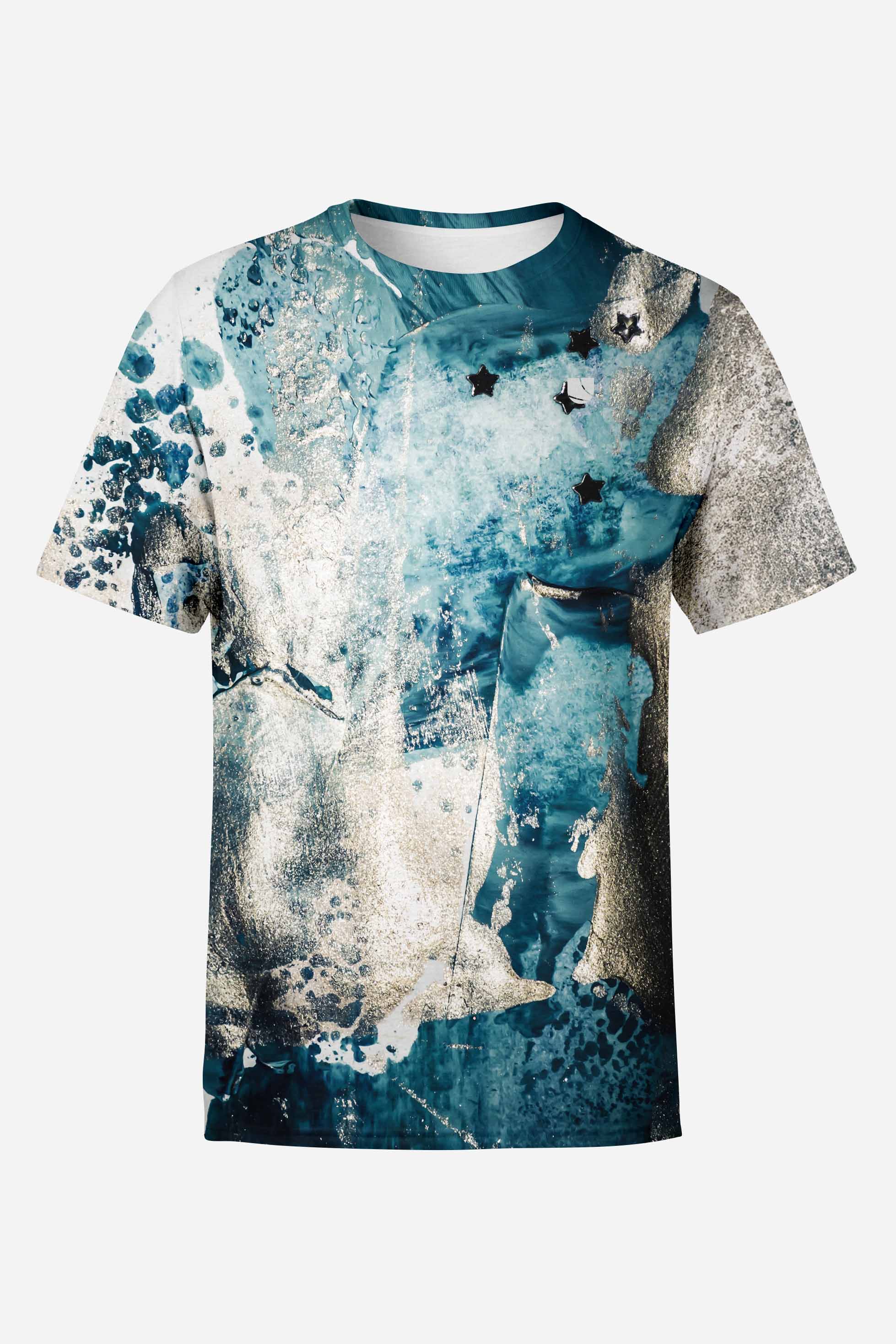 UTOPY Pánské sportovní tričko Turquoise Desert