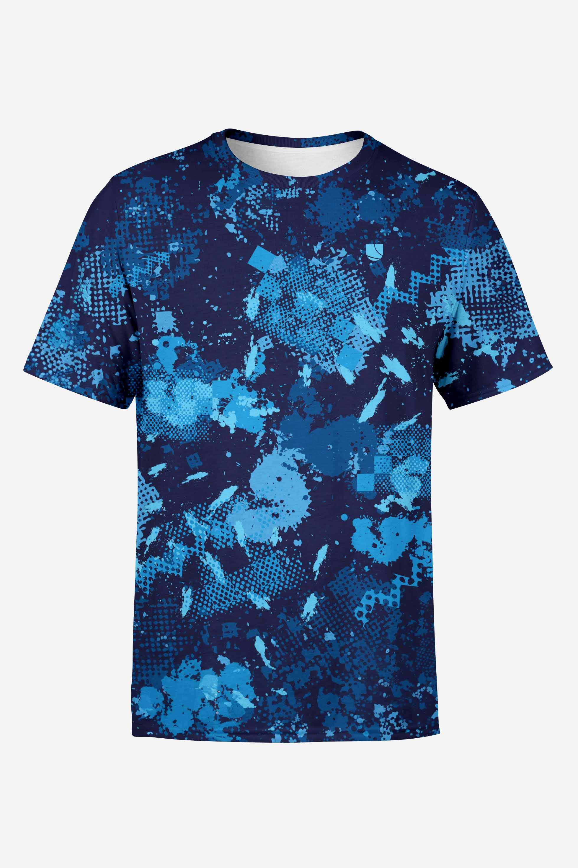 UTOPY Pánské sportovní tričko Splash Of Blue