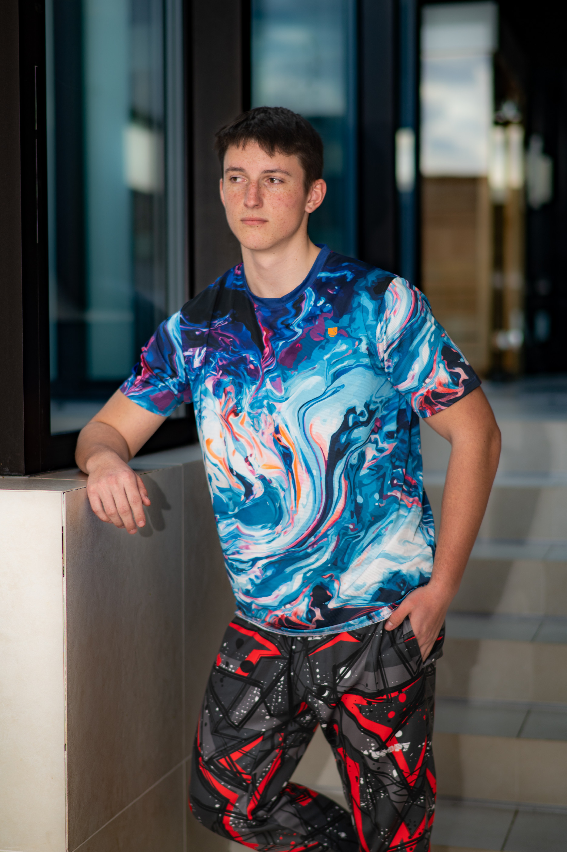 UTOPY Pánské sportovní tričko Abstract