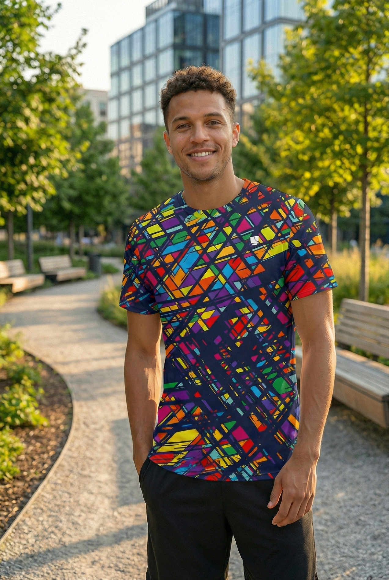 Levně UTOPY Pánské sportovní tričko Mixture
