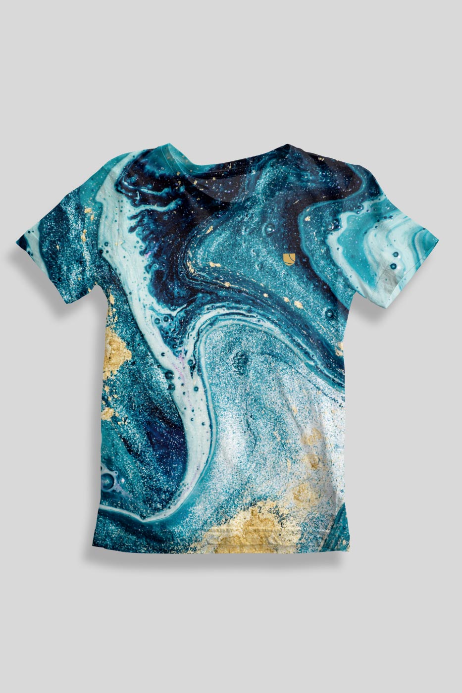 Levně UTOPY Dětské sportovní tričko Turquois Ardency