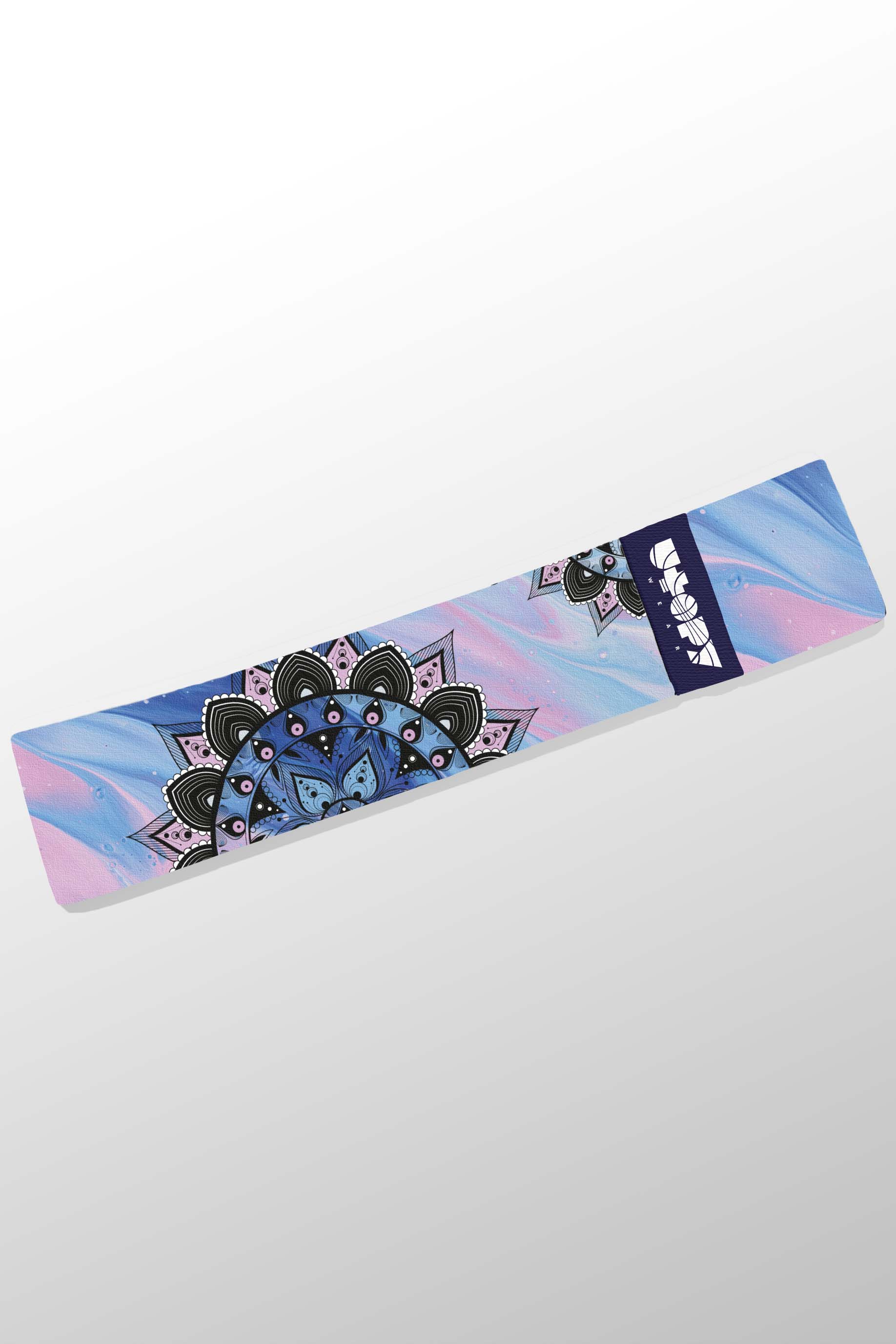 UTOPY Posilovací guma Mandala Blue Pink Posilovací gumy: S
