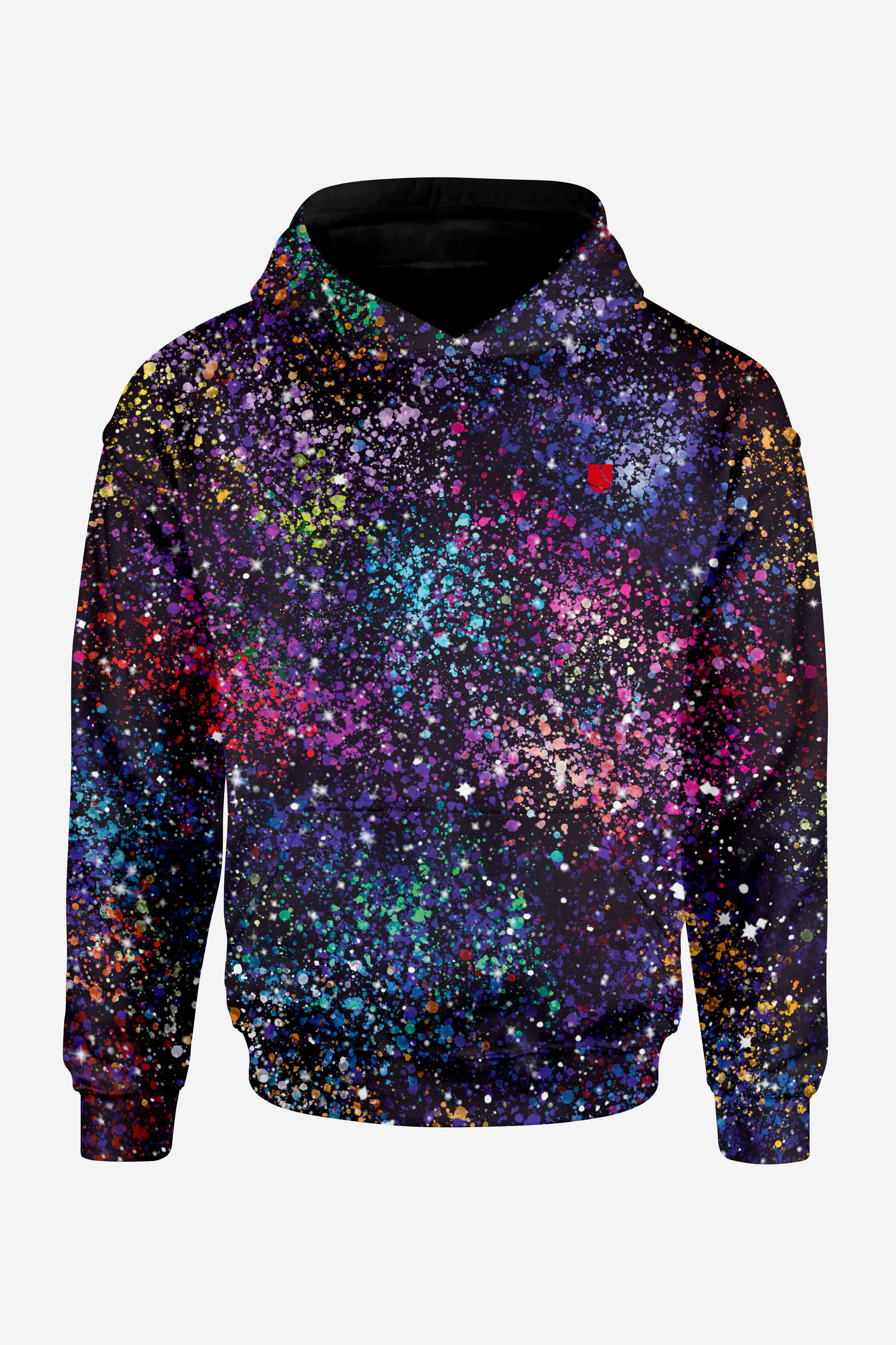 Levně UTOPY Pánská mikina Galaxy fullprint