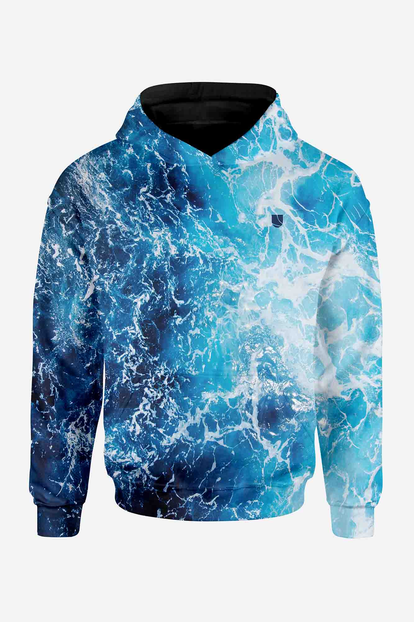 Levně UTOPY Pánská mikina Ocean Blue fullprint