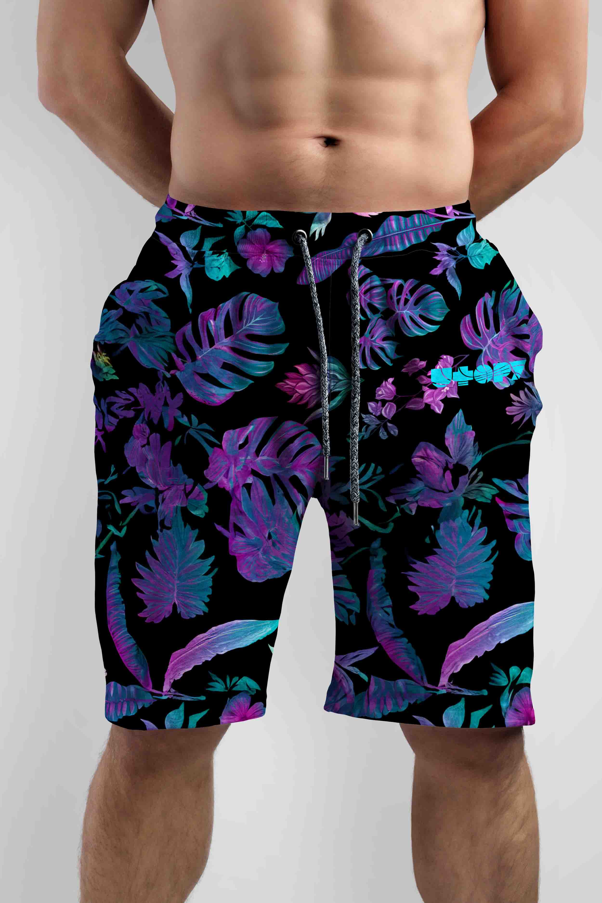 UTOPY Pánské kraťasy Neon Jungle