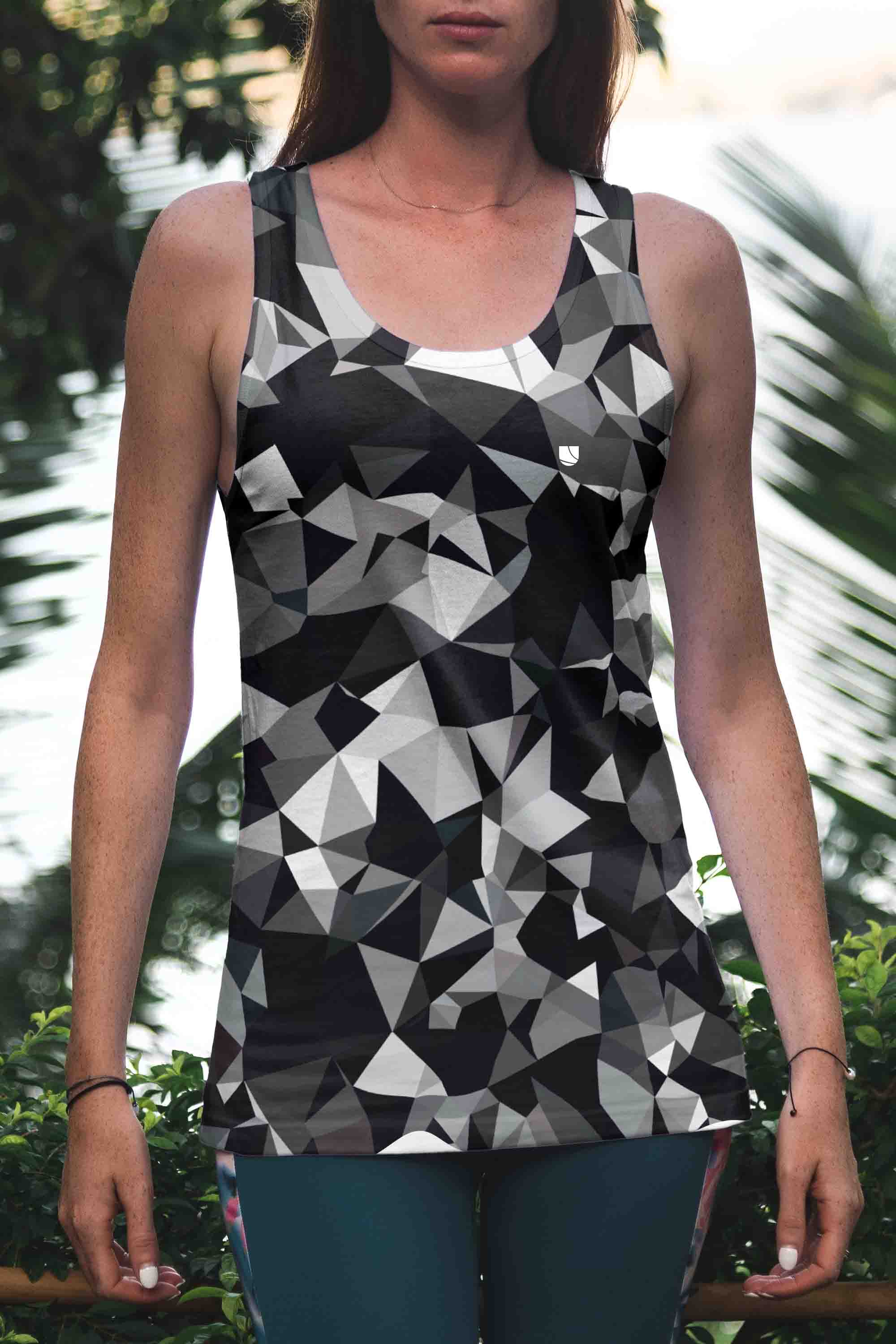 Levně UTOPY Dámské tílko Black Crystal