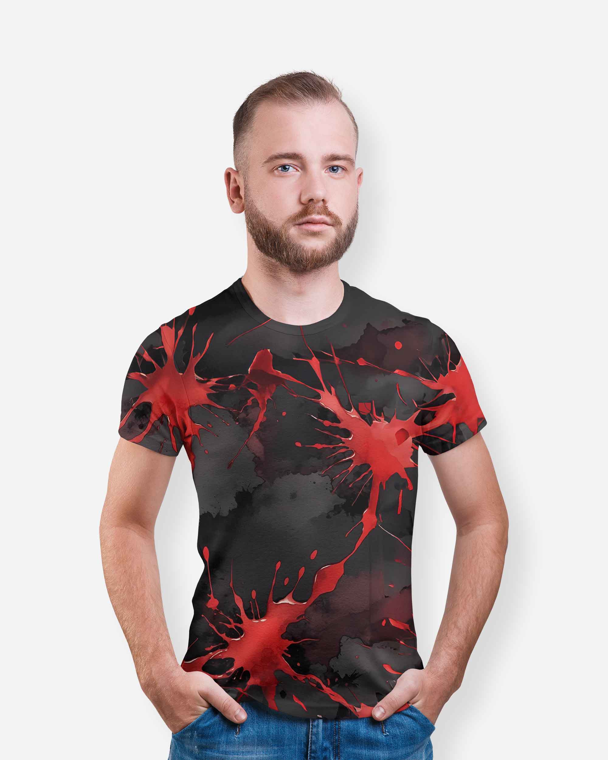 UTOPY Pánské sportovní tričko Blood Splash