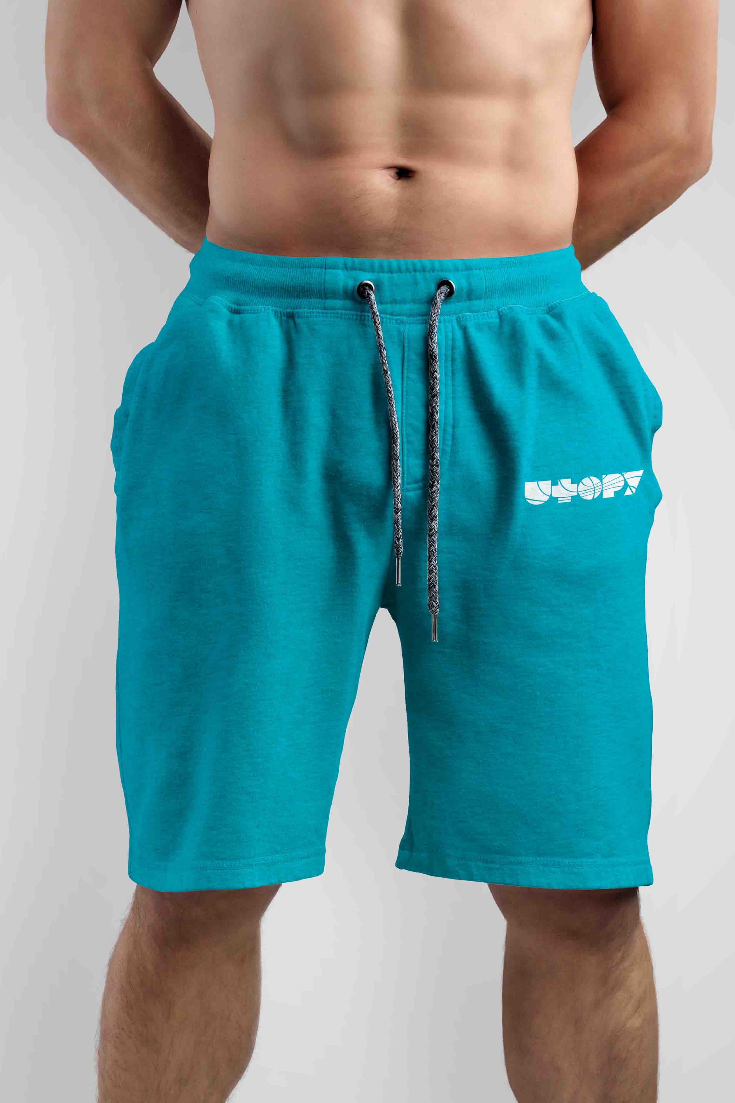 Pánské kraťasy - Basic Color selection Barva: Aquamarine,