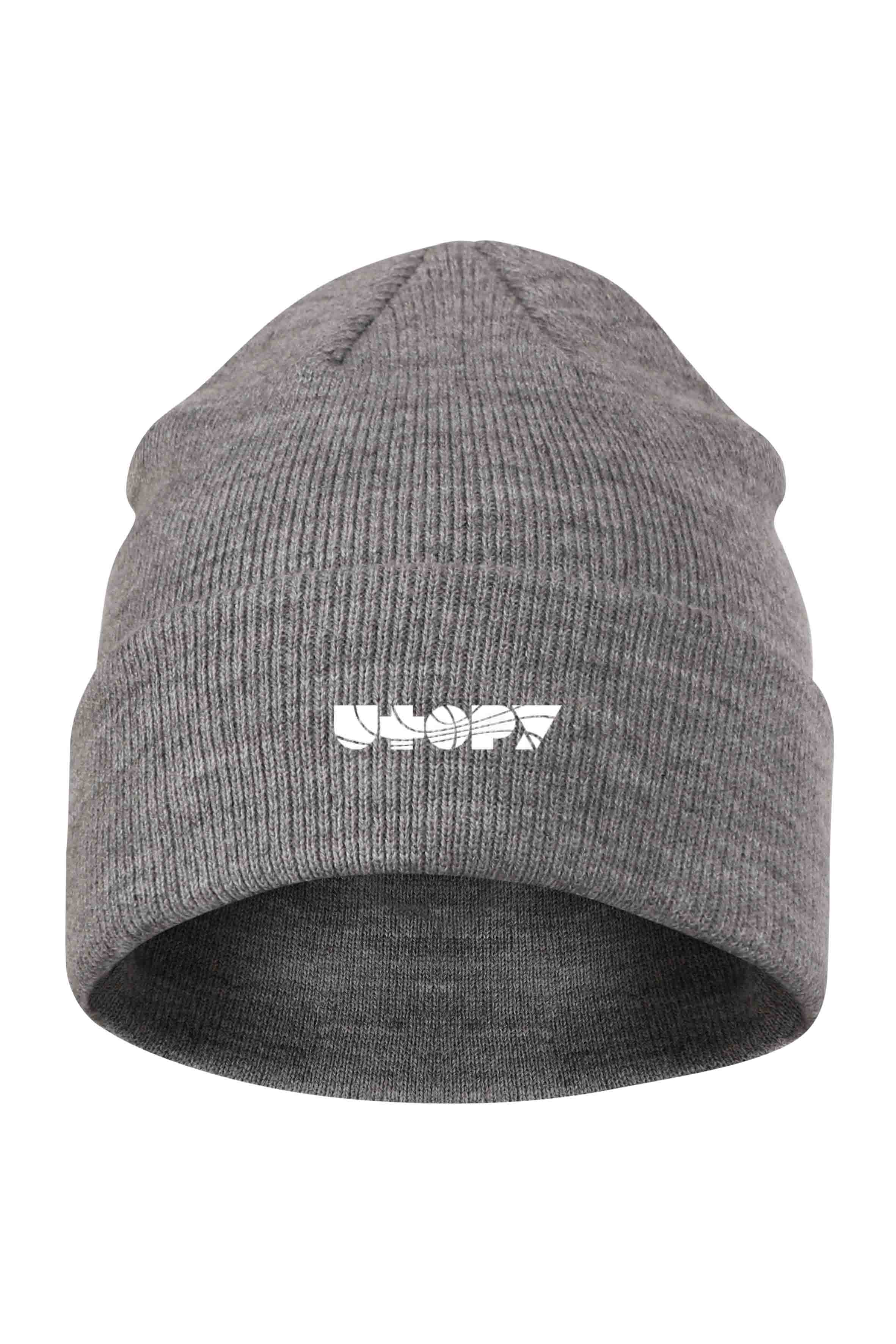 Levně UTOPY Beanie čepice - color selection Barva: Šedá