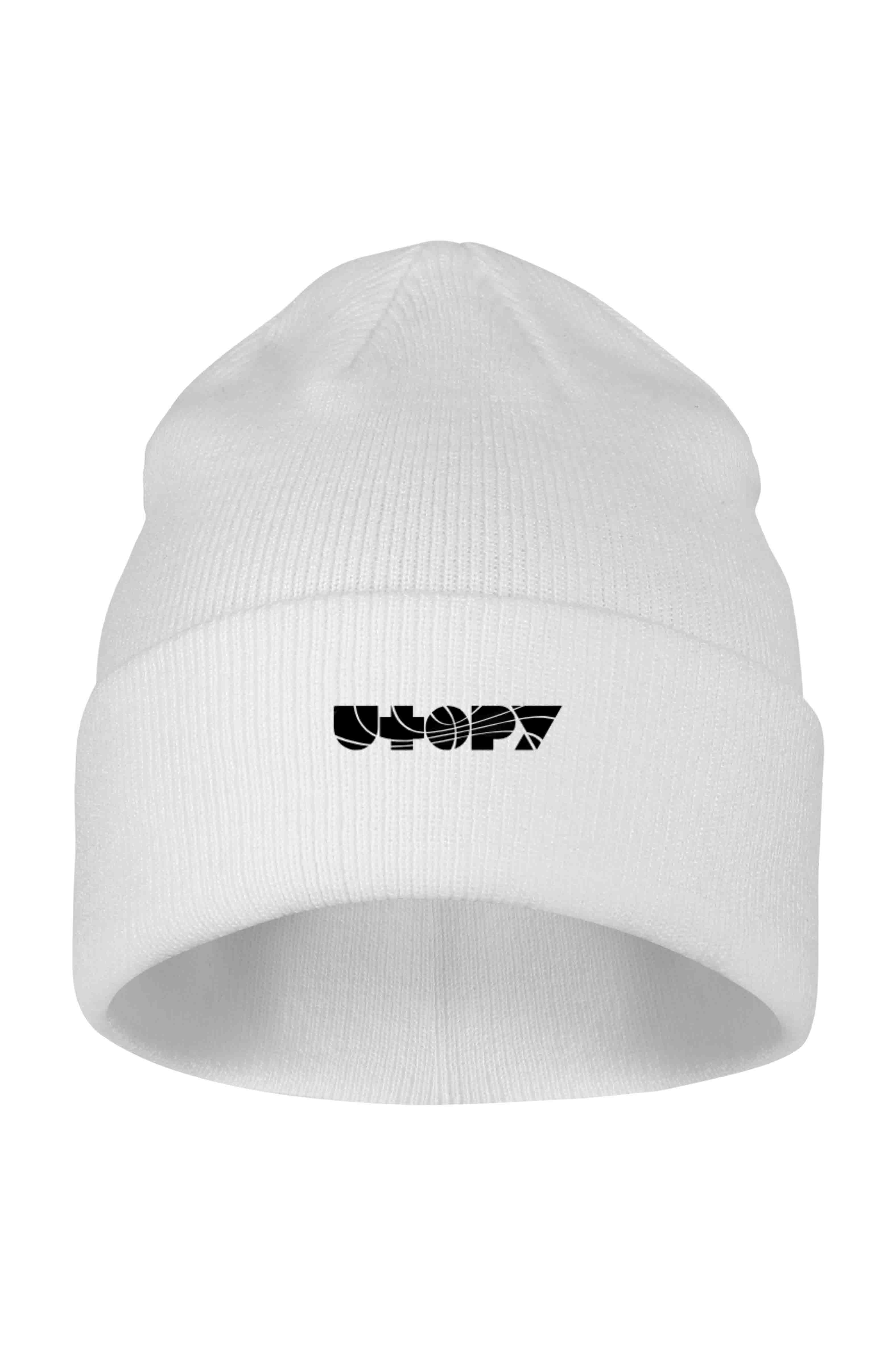 Levně UTOPY Beanie čepice - color selection Barva: Bílá