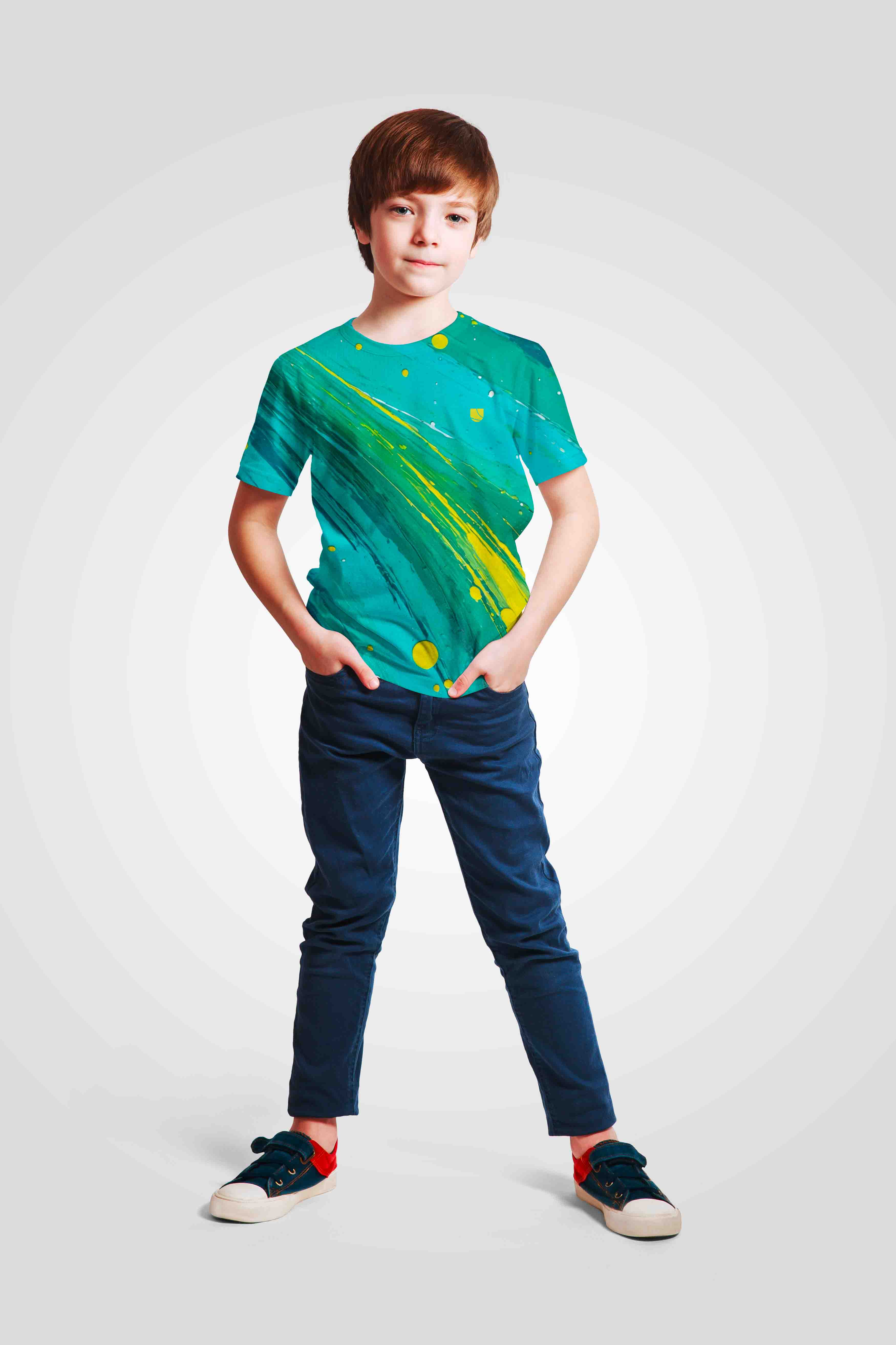 Levně UTOPY Dětské sportovní tričko Emerald Drifts
