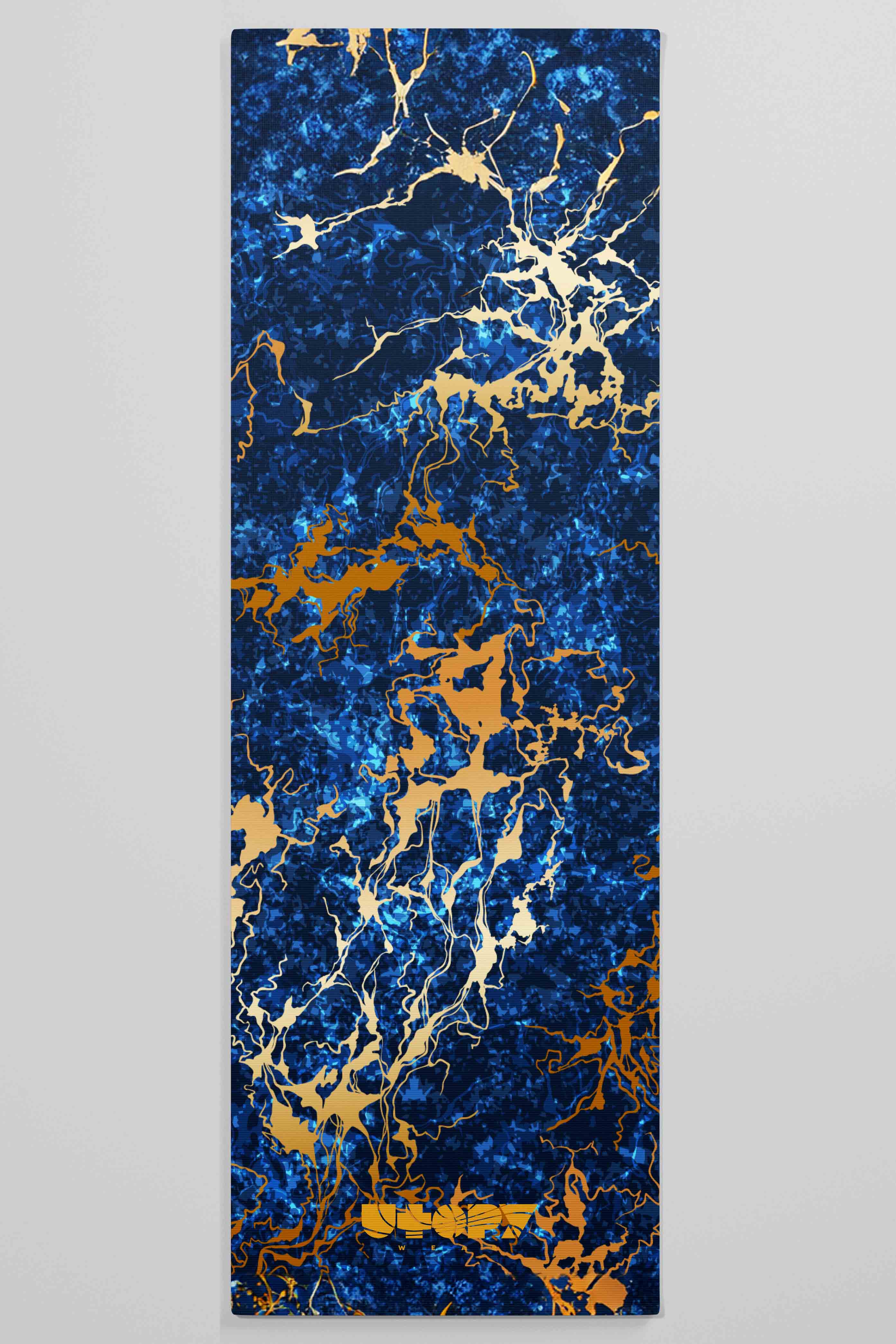 UTOPY Jogamatka Blue gold - Semišová