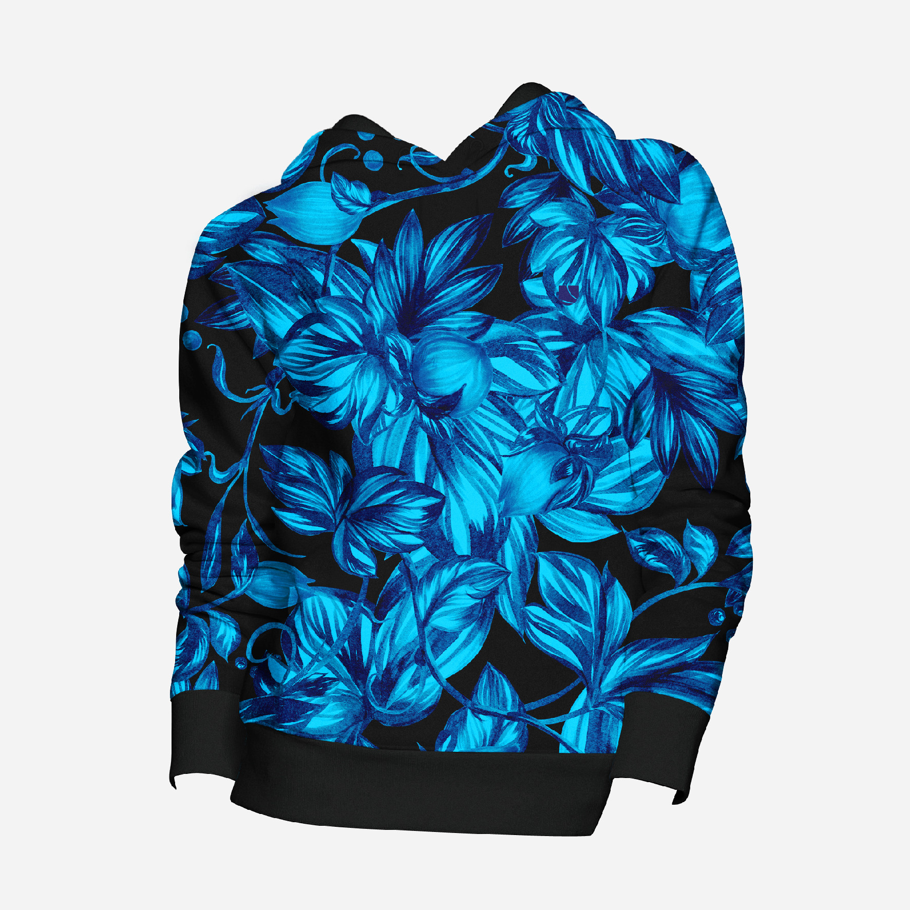 Levně UTOPY Mikina Tropical Garden fullprint - starý střih