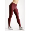 leggings burgundy essentials front side by utopy