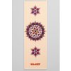 mandala yellow yoga matka front by utopy
