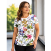 Dámské sportovní tričko Flower White