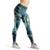 turquois ardency leggings front by utopy