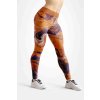 Pumpkin marble leggings front by utopy