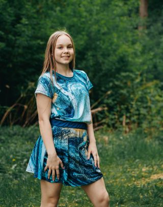Komplet TURQUOIS ARDENCY 🩵 Na našem e-shopu najdeš spoustu dalšího oblečení a doplňků s tímto designem 💙