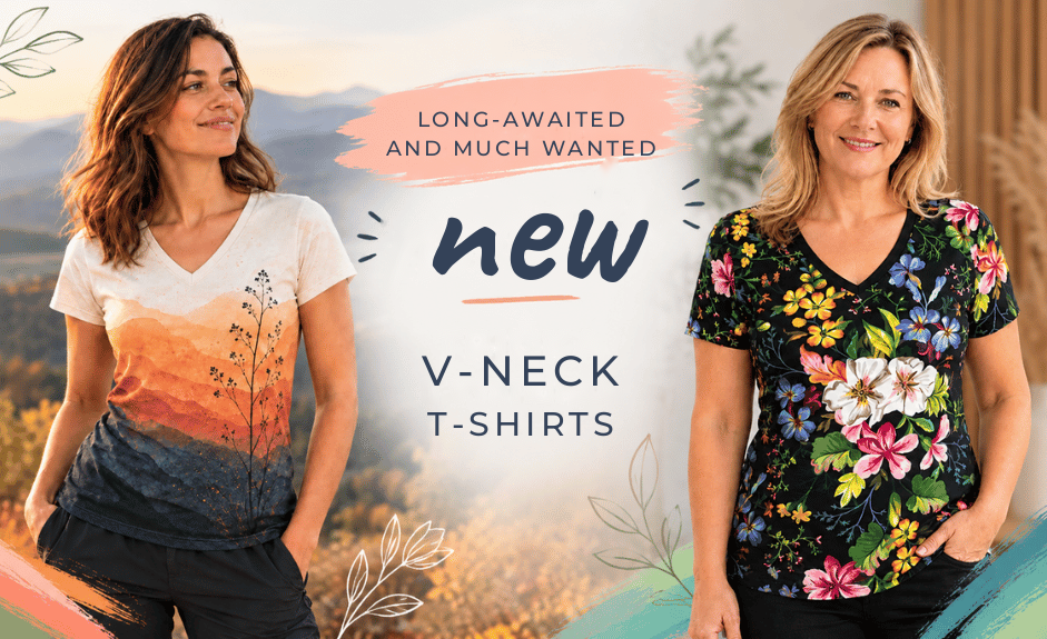 New V-neck T-shirts – long-awaited and much wanted