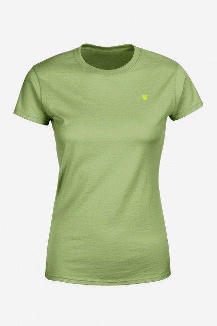 damske tricko lime green front by utopy