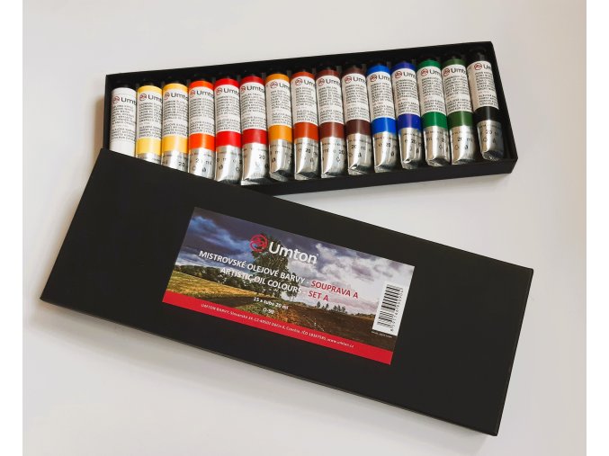 Sada olejových barev UMTON 15 x 20ml O-90