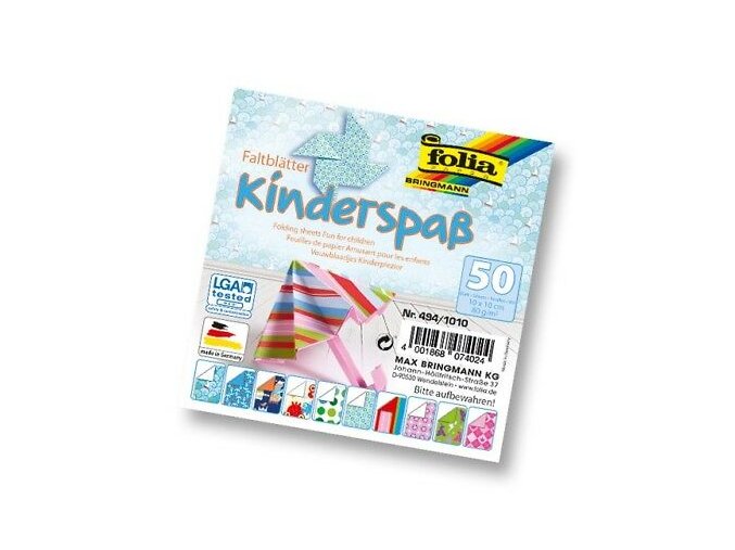 Folia Faltblätter Kinderspass 10 X 10 Cm 50