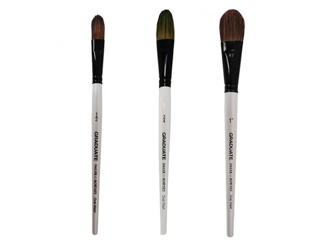 Štětec Daler-Rowney Graduate Pony&Syntetic Oval Wash