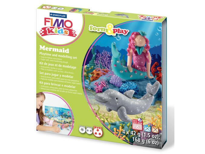Sada Fimo kids Form & Play Mořské víly